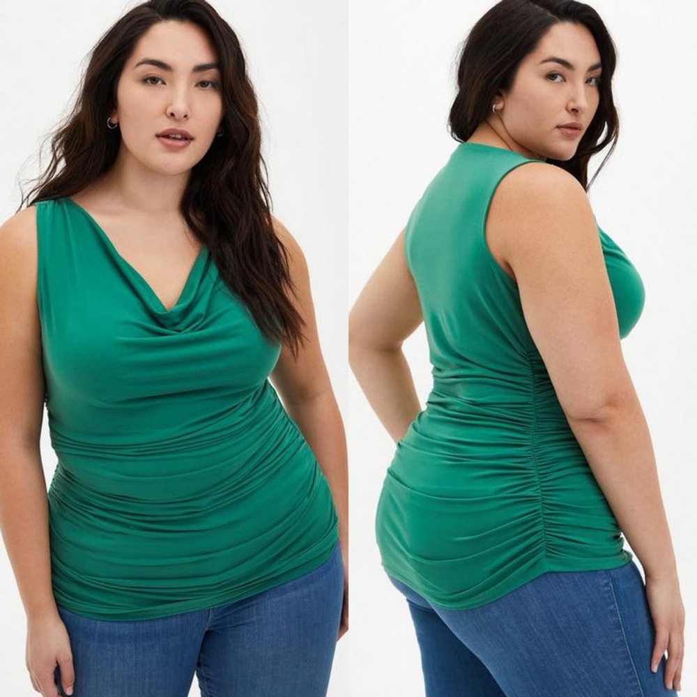 Torrid Studio Knit Cowl Neck Tank